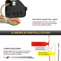 Vipmotoz For 2019-2023 Jeep Wrangler Jl Triple Led Strip Sequential Turn Signal 3-function Amber Red White Rear Bumper