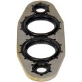 Oil Cooler Line Gasket For Hummer H2 2006 2007 2008 2009 Aluminum And Rubber Silver 1 03 In Face Width 0 725 Inside Diameter 
