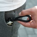 Serasar Leather Car Key Ring With Stainless Steel Key-ring Additional Rings For Small Keys Ideal Cars Motorcycles Bicycles And 