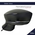 Spieg Driver Side Mirror Replacement For Mazda 3 2017-2018 Heated Turn Signal Light Paint To Match 6 Pin Left