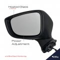 Spieg Driver Side Mirror Replacement For Mazda 3 2017-2018 Heated Turn Signal Light Paint To Match 6 Pin Left