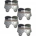 2 Sets Trailer Wood Sides Latch Rack Stake Body Gates Corner Brackets