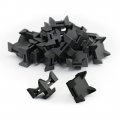 8020 12316 15 And 40 Series Nylon Cable Zip Tie Mounting Block 80 20 Mount For Wire Management 25 