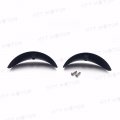Httmt- Black Turn Signal Visors Compatible With H-d 86-92 Fxrt 86-90 Flst 88-later Flstc 94-later Flhr