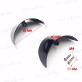 Httmt- Black Turn Signal Visors Compatible With H-d 86-92 Fxrt 86-90 Flst 88-later Flstc 94-later Flhr