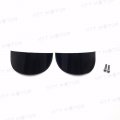 Httmt- Black Turn Signal Visors Compatible With H-d 86-92 Fxrt 86-90 Flst 88-later Flstc 94-later Flhr