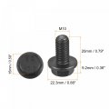 Uxcell Metric M10x20mm Hex Flange Bolts 6pcs 10 9 Grade Carbon Steel Hexagon Head Screws