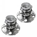 Rear Wheel Hub Bearing Assembly For 2007012 Hyundai Elantra 2 0l 5 Lugs Non Abs Set Of 2 Replace 512340 We60849 52730-2h000 