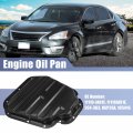 X Autohaux Engine Oil Pan 11110-ja01e For Nissan Altima 2008-2013 Cvt M T 2 5l 3 Hybrid Lower Metal Anti Corrosive Black Powder