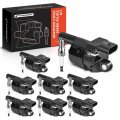 A-premium Set Of 8 Black Ignition Coil Pack And Iridium Spark Plugs Compatible With Gmc Sierra 2007-2013 Yukon 2007-2014 Savana