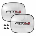 Ipick Image For Gmc At4 Logo Car Side Window Mesh Sun Shades Baby Children Uv Protection 2 Pack