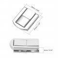 Uxcell Toggle Catch Lock 31mm Retro Decorative Silver Tone Hasp With Screws For Suitcase Chest Trunk Latch Clasp Pack Of 4
