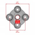 Caltric 2x Rear Wheel Hub Compatible With Polaris Trail Boss 330 2003 2004 2005 2006 2007 2008-2013