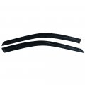 Ikon Motorsports Tape On External Window Visor For 1998-2002 Honda Accord 2door Slim Style Acrylic Smoke Tinted 2pcs Sun Rain 