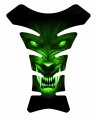 Mean Wolf Head Face Animal Green Motorcycle Sport Bike Tank Pad Protector Guard Sticker 