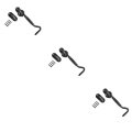 Hemoton 3pcs Security Lock Safetys Saftey Door Codeset Lock For Barn Lock