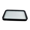 12inch W X 21inch H Rv Entry Entrance Door Window With Black Frame- Obscure Tempered Glass Dot Certified 
