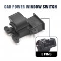 Uxcell Front Passenger Side Power Window Switch 35760-s5a-003za Replace For Honda Civic 2001-2005