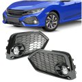 Led Fog Light Kit For 2017 2018 2019 Honda Civic Hatchback Type R Si Sedan Coupe Pair Of Lamps With Switch And Wiring 
