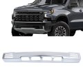 Chrome Matte Front Bumper Lower Valance Skid Plate Replacement For Silverado 1500 2022-2023 