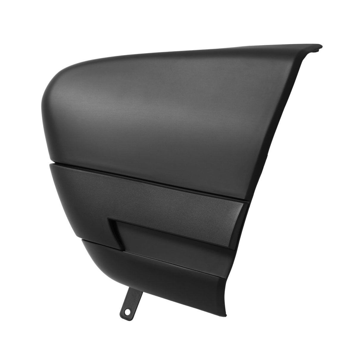 Rear Bumper End Cap For 1994-1997 Chevrolet S10 And Gmc Sonoma Fleetside Left Side Driver Matte Black Replaces 12383115