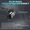 Uxcell Replacement Rear Right Passenger Side Power Door Lock Actuator Motor With Cable For Nissan Altima 2013-2018 Latch