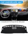 Cartist Dashboard Cover Custom Fit For Ford Escape 2020 2021 2022 2023 2024 Without Hud Accessories Dash Mat Pad Non-slip