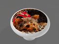 Yorkshire Terrier On Leopard Print High Gloss Ceramic Drawer Knob 