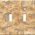 Art Plates Outlet Cover Decorative Metal Wall Plate Dinosaur Fossils Image By Dan Morris 