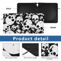 Oarencol Doodle Skulls Windshield Sun Shade Halloween Black Carshade For Auto Truck Suv Sun Shield That Keeps Your Vehicle Cool
