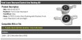 Front Lower Rearward Control Arm Bushing Kit 2 Piece With Bracket Compatible 2006-2012 Mercedes-benz R350