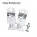 Uxcell 1-21 32 Emt Strut Clamps Steel For Rigid Conduit And Pipe 6pcs Universal With Bolt Nut