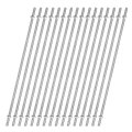 16pcs 8 32 Inch M4 Threaded Rods With 32pcs Hex Nuts 18 304 Stainless Steel Full Threads Right-hand Thread For Hangers U-bolts 