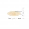 Uxcell Screw Cap Covers 80pcs 11 8x3 3mm Plastic Decoration Cover For Phillips Cam Fitting Nut Self-tapping Beige