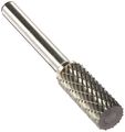 Drill America Dul Series Solid Carbide Bur Double Cut Sa4 Cylindrical 1 4 Shank 76 Head Diameter Cutting Length Pack Of 