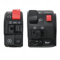 Anxingo Universal 7 8 22mm Handlebar Control Switches For Motorcycle Turn Signal Low High Beam Warning Light Flameout Switch