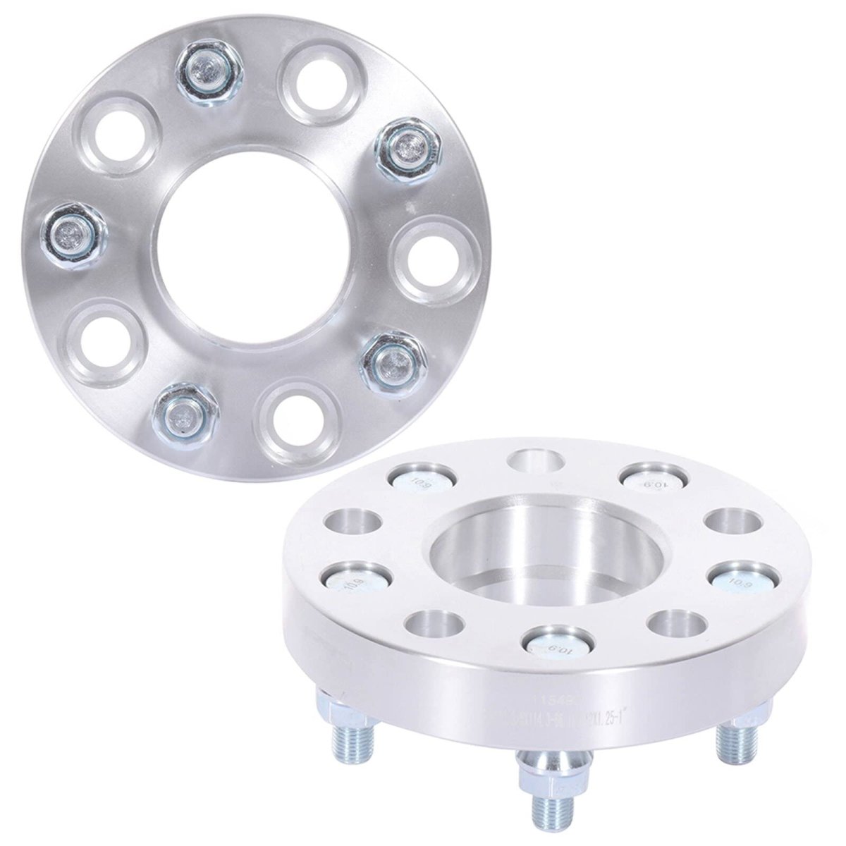 1 In Wheel Spacers 5x4 5 Bore 66 1mm For Infiniti Q50 2014 2022 Hubcentric Forged Aluminum With 12x1 25 Studs And Lug Nuts 2