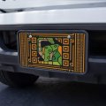 Graphics More Geometric Apatosaurus Brontosaurus Dinosaur Aztec Mayan Style Novelty Metal Vanity Tag License Plate