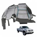 Front Driver Side Bottom Black And Gray Cloth Seat Cover Replacement For 2003-2011 Ranger