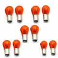 Httmt Bulb-1157 X10-1157 Amber Stock Tail Light Rear Brake Stop Turn Signal Lamps Bulbs 1157na X10 