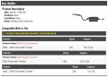 Rear Muffler Compatible With 2002-2004 Chevy Tracker 4-door Federal And California Emissions