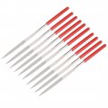 10pcs Triangular Diamond Needles File 4mm X 160mm 150 Grit For Metal Glass Wood Stone Grinding Polishing Engraving 