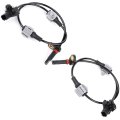 2pcs Abs Wheel Speed Sensor Left Right Rear Fit For 2007-2011 Honda Cr-v Als1620 Als1633 
