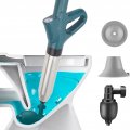 Drain Blaster Toilet Snake Clog Remover Air Plunger High Pressure Powerful Plunge Tool For And Kitchen