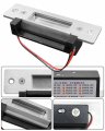 12v Dc Heavy Duty Electric Door Strike Lock Ansi Standard Fail-secure And Fail-safe Adjustable Fit For Access Control System