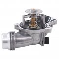 Motoku Aluminum Engine Coolant Thermostat Assembly With Housing Gasket For Bmw E46 E39 E60 E83 E53 E85 325i 330i 525i 530i X5