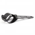 Uxcella 2pcs Black Universal Motorcycle Headlight Brackets Fits 28mm-43mm Fork Tubes