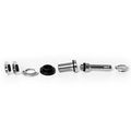 Circuit Performance Chrome Bolt-in Flush Mount Valve Stems Set Of 4