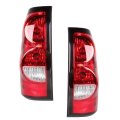 Tail Light Assemblies For Silverado 2003-2006 1 Pair Rear Brake Lamps Driver And Passenger Side Halogen Red Clear Chrome 