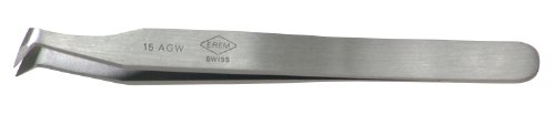 Erem 15agw Carbon Steel Curved Medium Cutting Tweezer 4 5 Overall Length